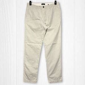 Theory Mens Zaine Witten Chino Pants Stone Beige‎ Cotton Blend Size 32